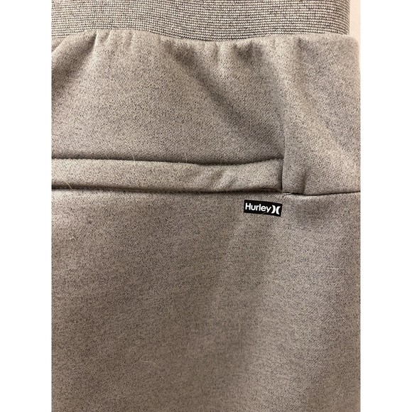 HURLEY Exist Fleece Joggers Forest Green Mens S Tapered Reflective - Picture 5 of 9